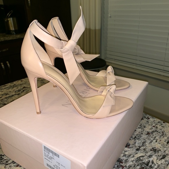 **SOLD**Alexandre Birman Clarita Nude Tie Sandals - Picture 3 of 8